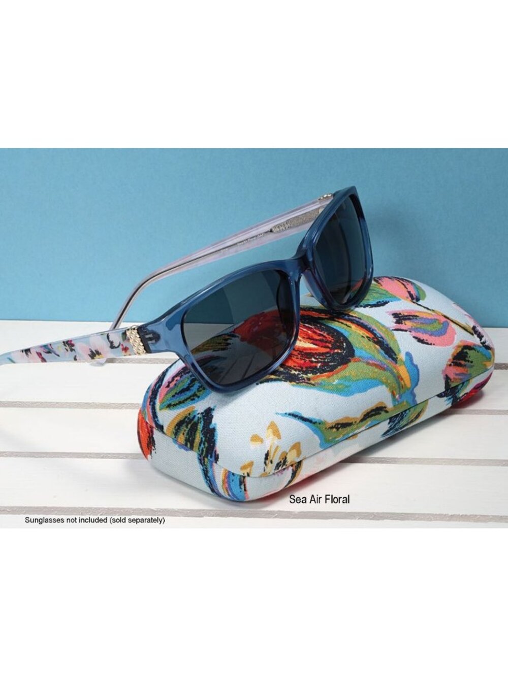 Vera Bradley Clamshell Eyeglass Case - SEA AIR FLORAL